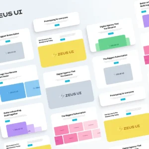 Figma Website UI Kit – 25+ Ready-Made Sections for Any Business